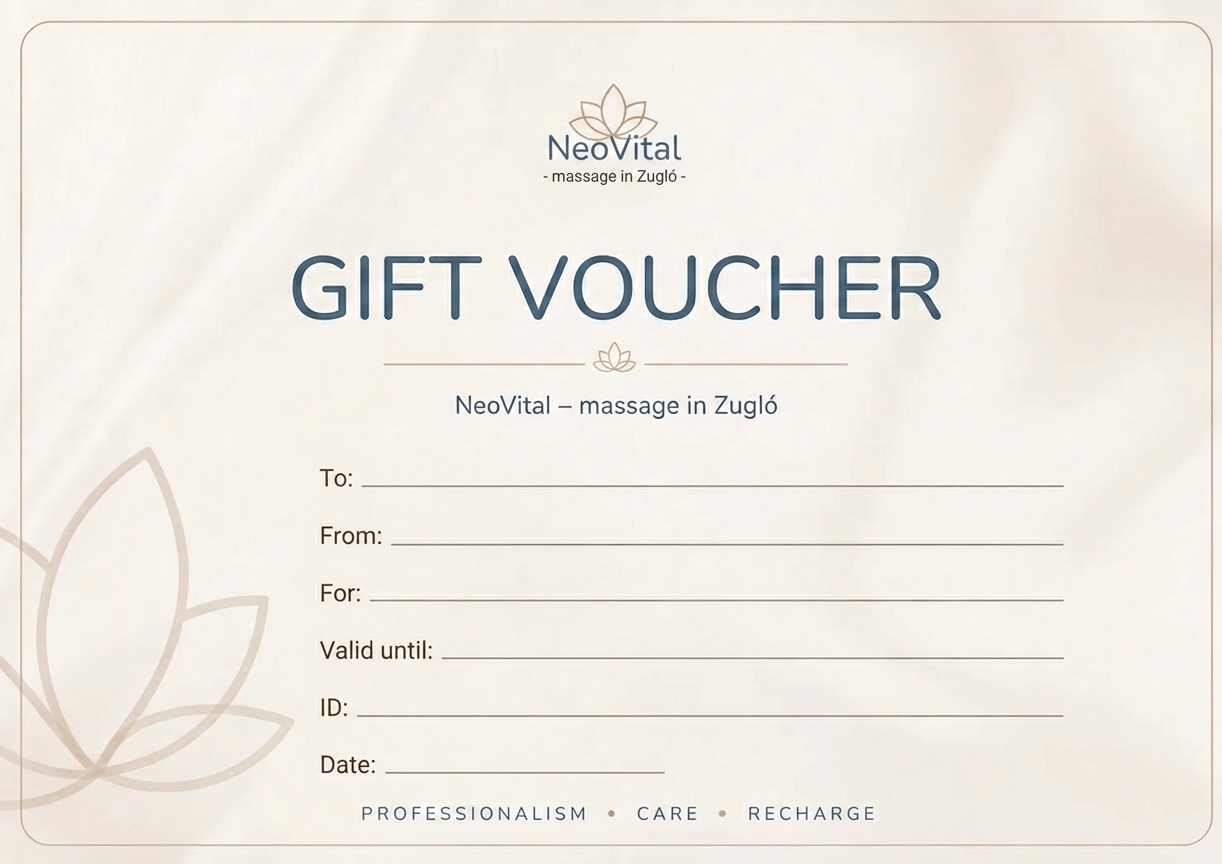 Gift Certificate for a Massage in Zugló