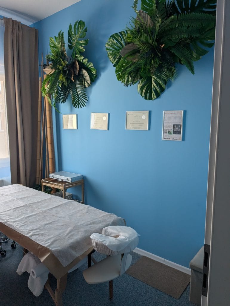Massage Room at the Pillangó Health Center